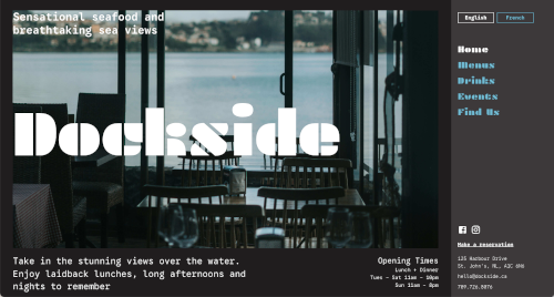 Dockside website